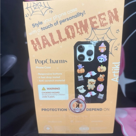 Artikl Halloween iPhone 15 Pro Max Case with charms - Picture 4 of 5